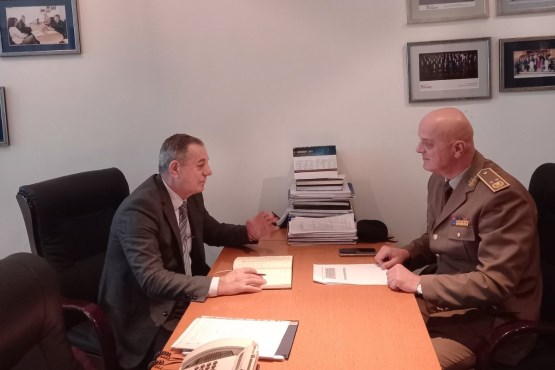 Parlamentarni vojni povjerenik BiH Boško Šiljegović primio u radnu posjetu zamjenika načelnika Zajedničkog štaba OSBiH